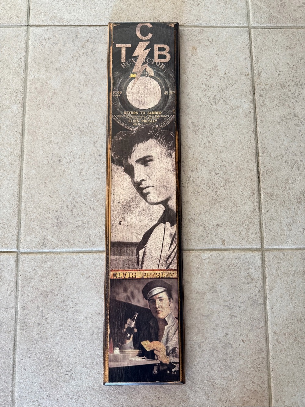 Vintage Elvis Presley wall art